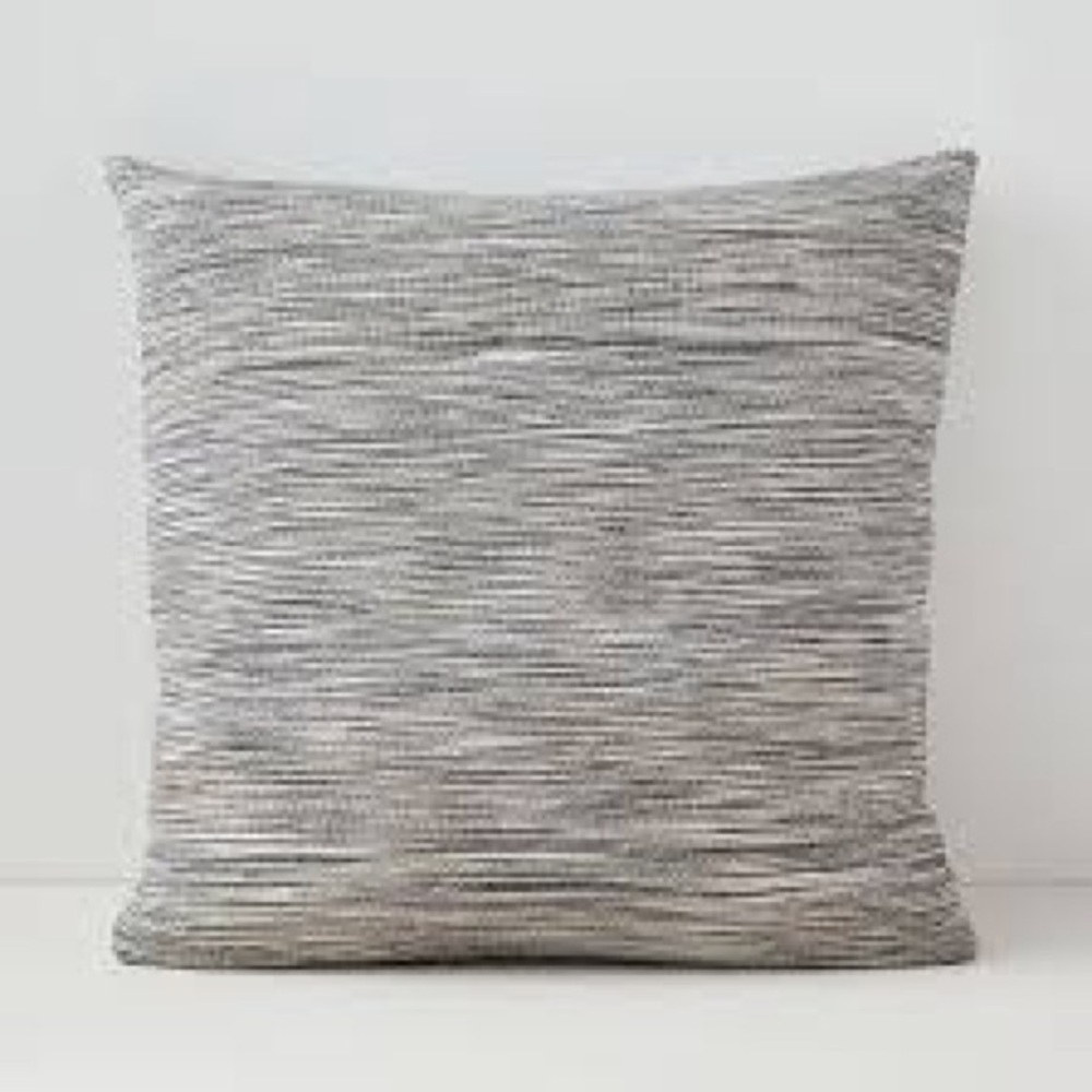 West Elm Silk Striations Pillow Cover - 24x24